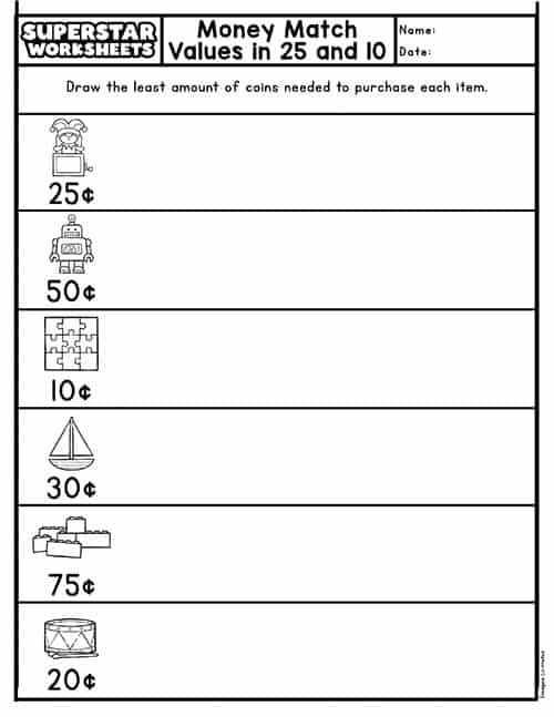 Money Worksheets -Worksheets Library