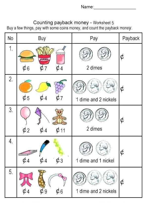 2nd Grade Money Worksheets - Best Coloring Pages For Kids