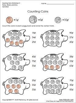 Counting Money Worksheets for 2nd Graders Online - SplashLearn