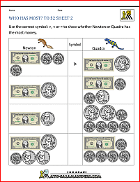 Counting Money and Money Word Problems Worksheets and Assessments ...