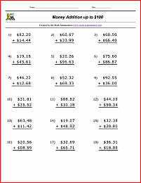Money Worksheets