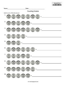Counting Nickels - Teaching Squared
