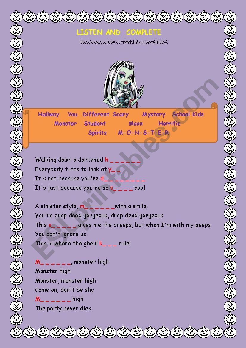 Monster High- Practice Addition - Coloring Squared