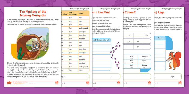 monster mysteries worksheet