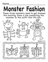 monster mysteries worksheet