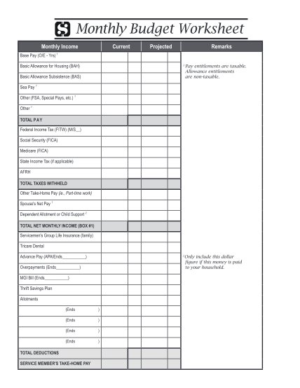 monthly budget worksheet printable dave ramsey