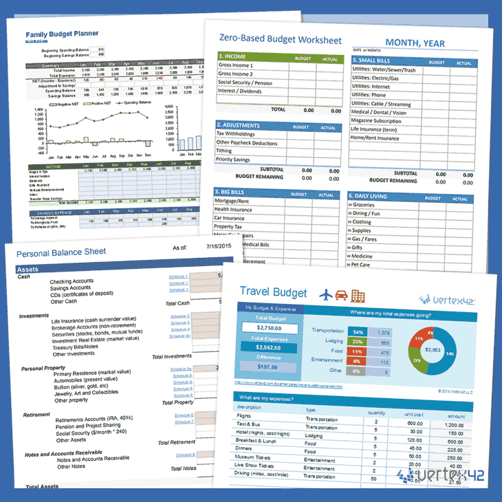 20+ Budget Templates for Excel - Vertex42.com