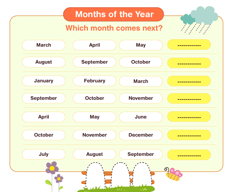 Months Of The Year Printables | Download Free Printables For Kids
