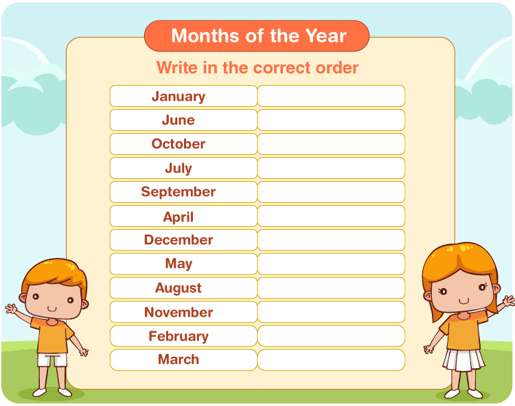 Months Of The Year Printables | Download Free Printables For Kids