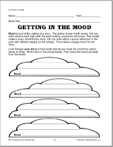 mood worksheet for middle school
