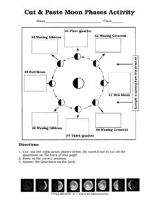 moon phases diagram worksheet