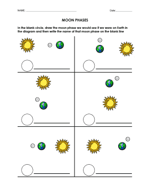 Moon Phase Worksheet Pdf - Fill Online, Printable, Fillable, Blank ...
