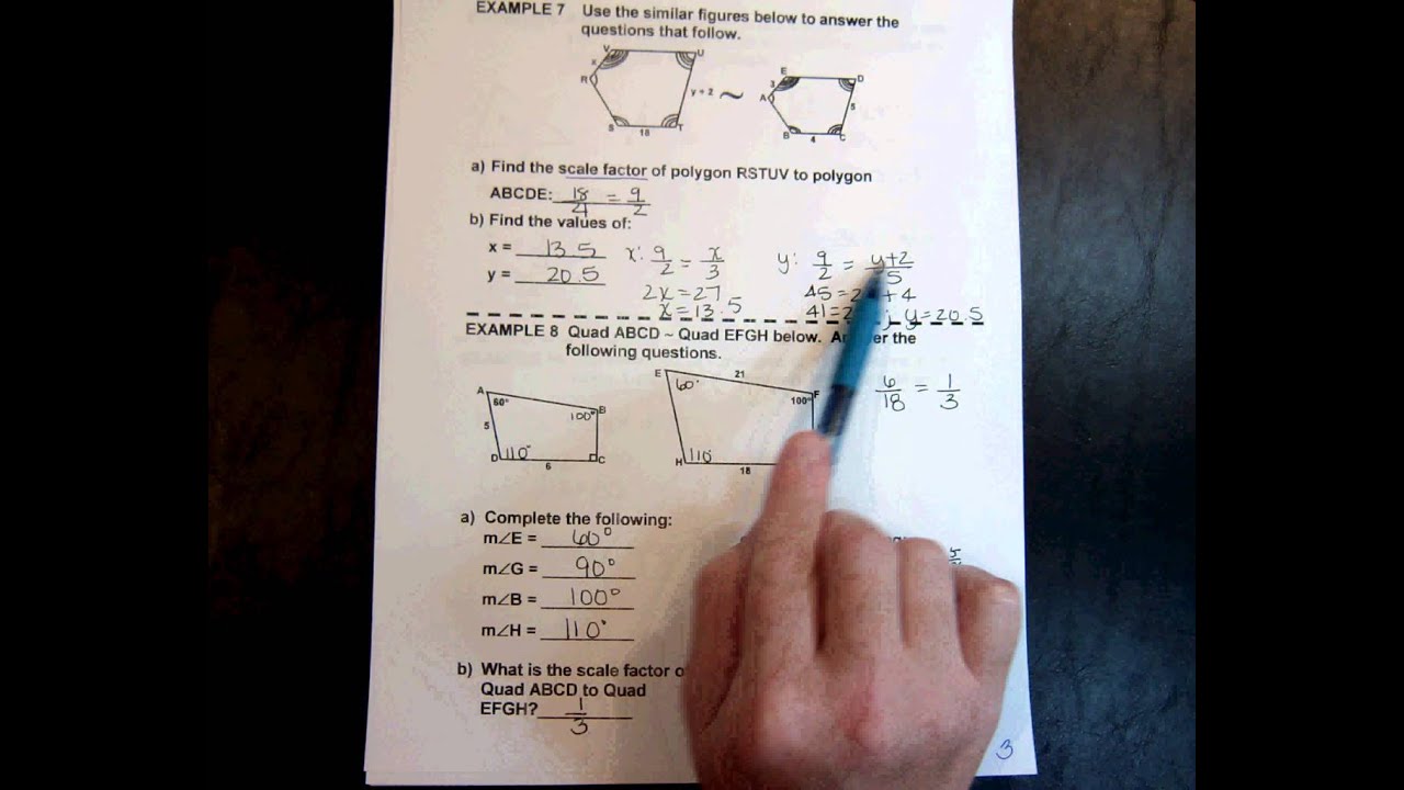 more similar polygons worksheet