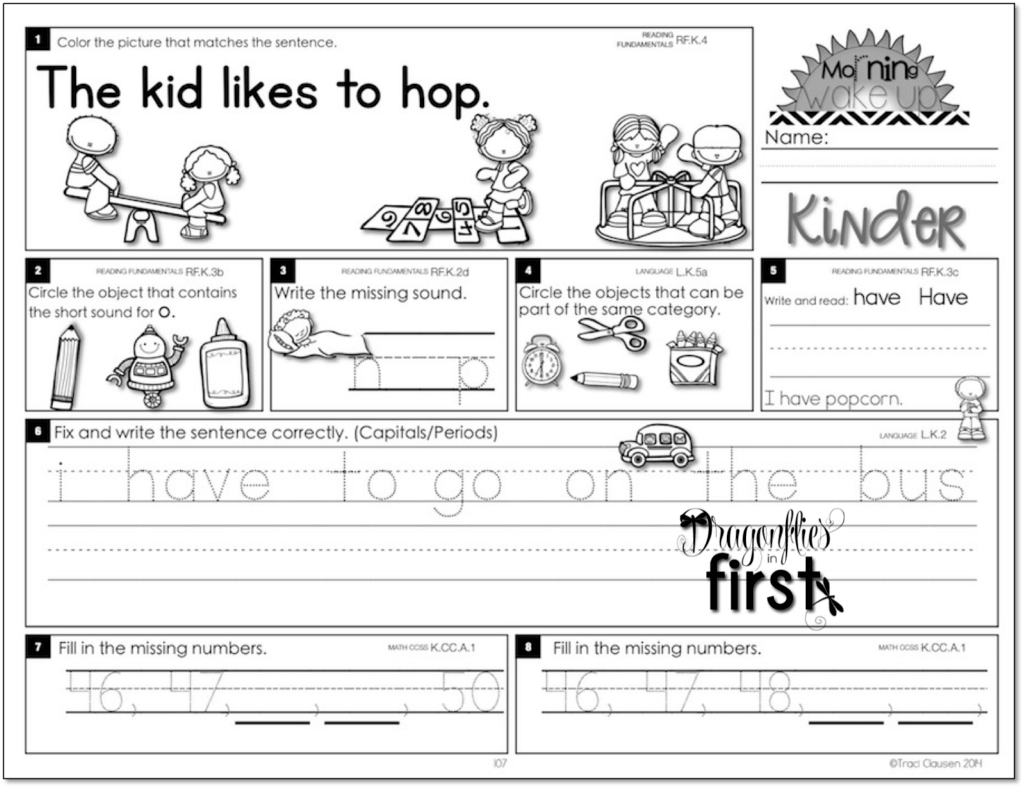 meaningful-and-engaging-morning-work-for-k-2-morning-wake-up-worksheets-library for Free Printable Morning Work For Preschoolers Meaningful and Engaging Morning Work for K-2! • Morning Wake Up! - Worksheets Library for Free Printable Morning Work For Preschoolers