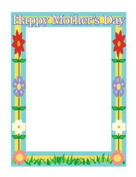 mother s day borders trim