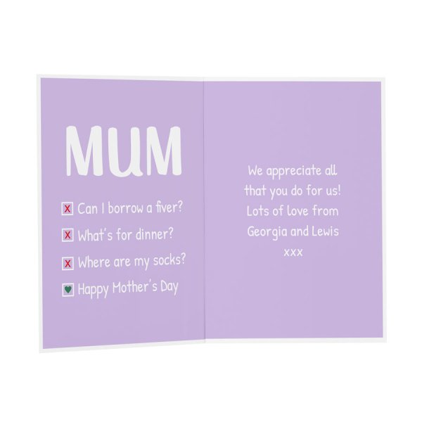 mother s day checklist