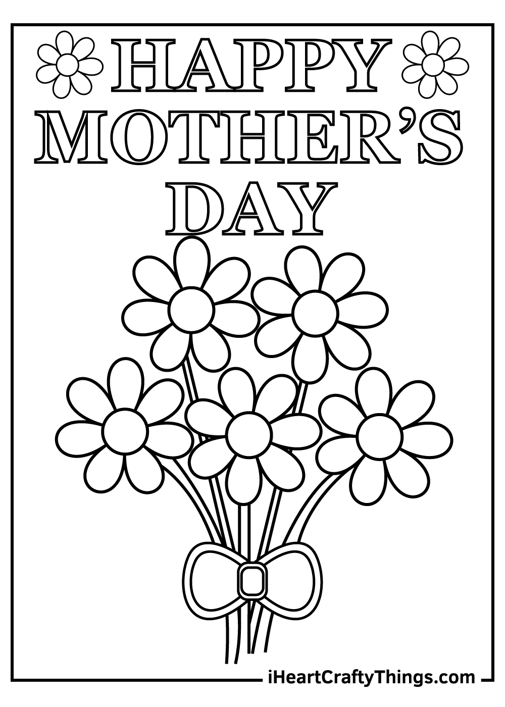 Mothers Day Coloring Pages 2024 (100% Free Printables)
