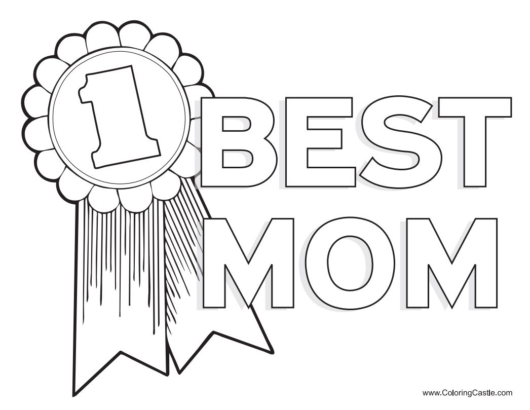 mother s day coloring worksheet