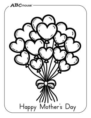 Free Mothers Day Coloring Pages and Cards | ABCmouse
