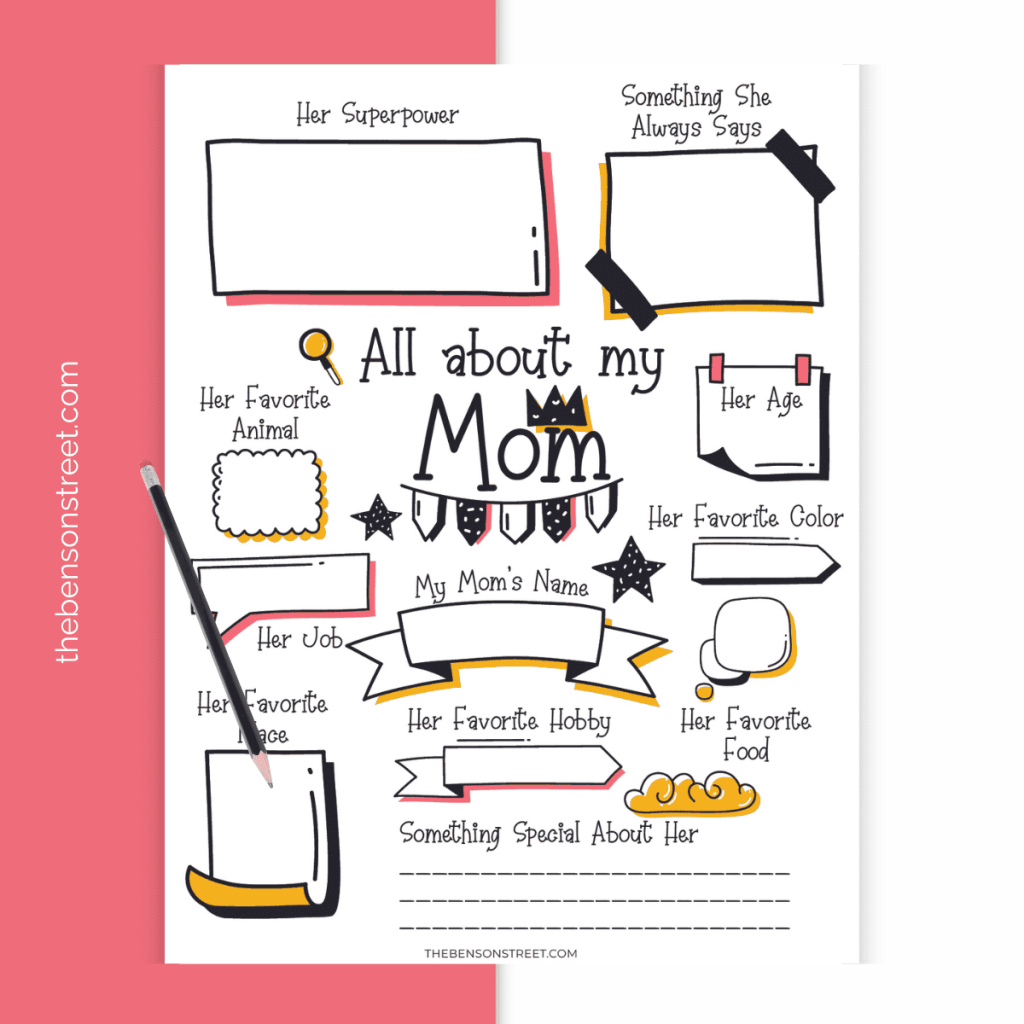 mother s day fill in the blank worksheet