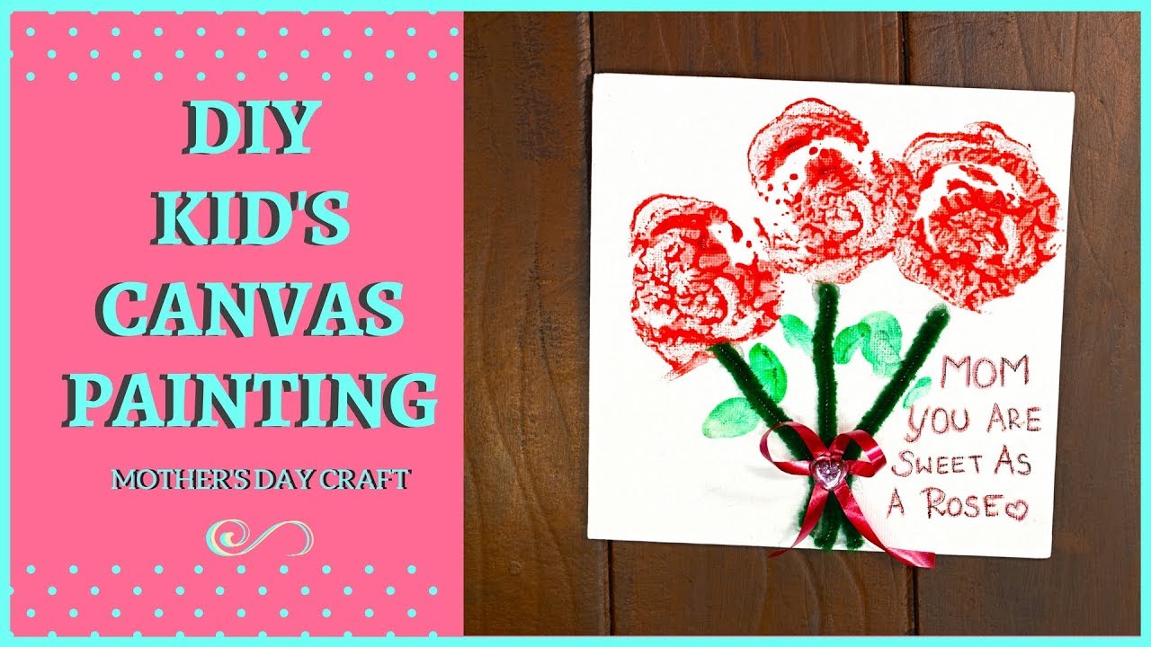 mother s day painting on canvas