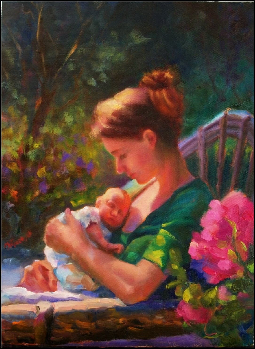 mother s day painting on canvas