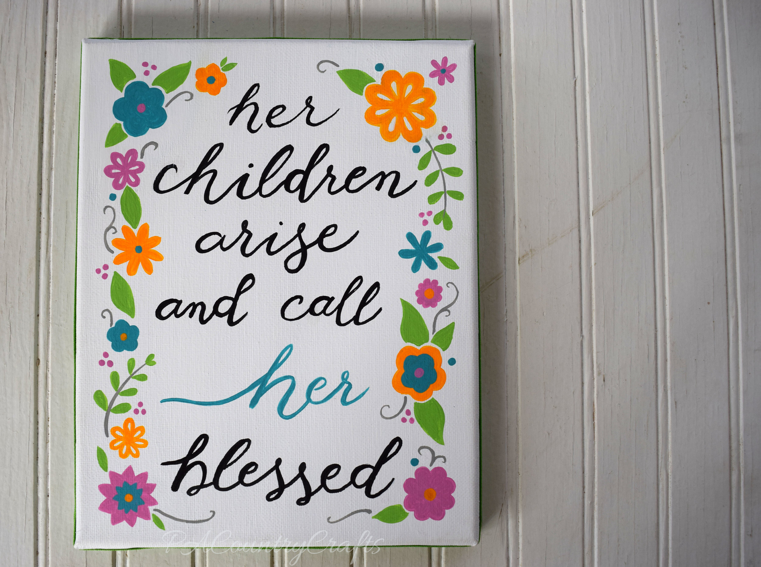 mother s day painting on canvas