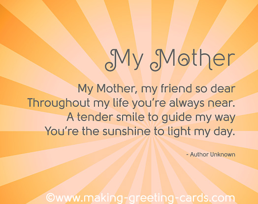 mother s day poems