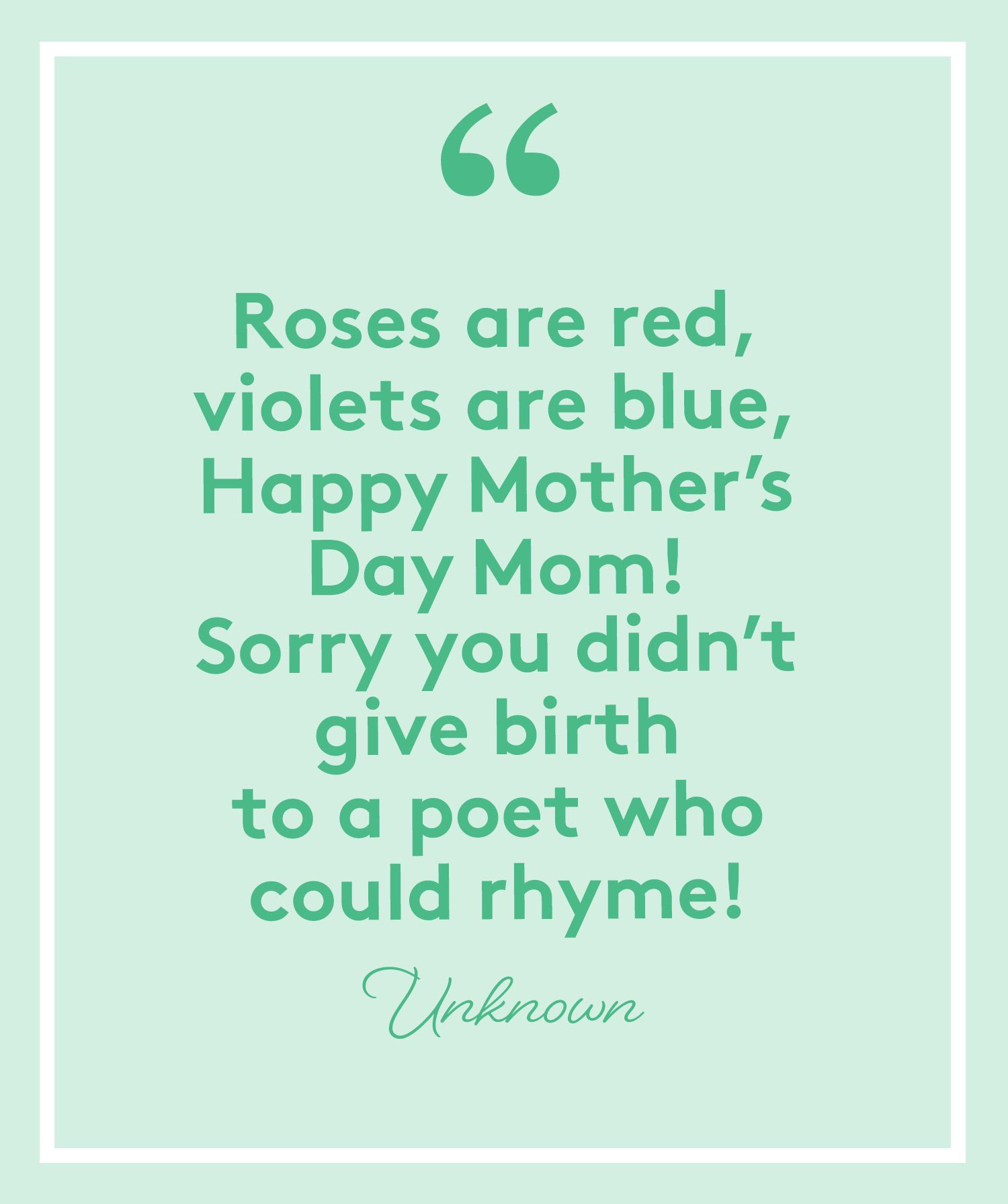 28 Mothers Day Poems That Will Make Mom Laugh and Cry