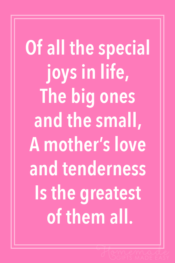 70 Short Mothers Day Poems Perfect for Sending to Your Mom in 2024