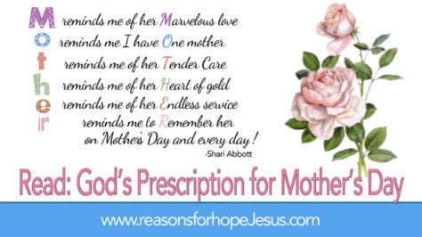 mother s day readings for church