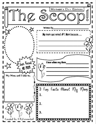 mother s day worksheet for preschool