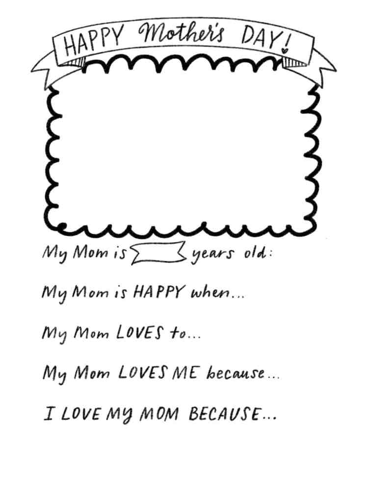 mother s day worksheet
