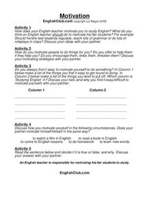 motivation worksheet for adults