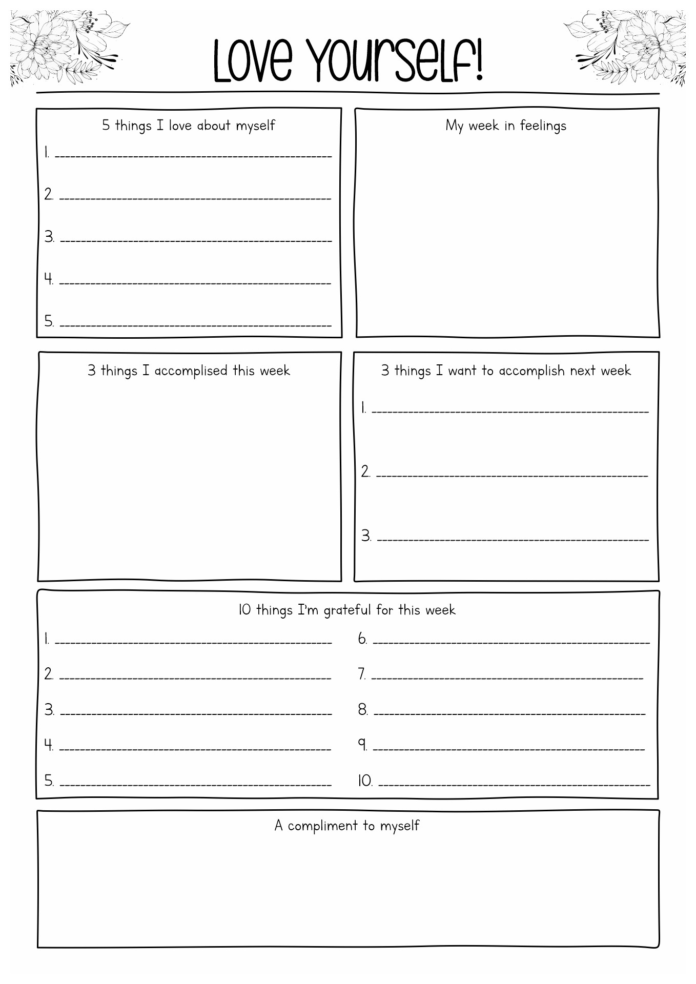 motivation worksheet for students