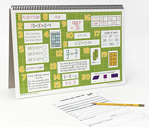 5th Grade Common Core Math Daily Review Learning Center