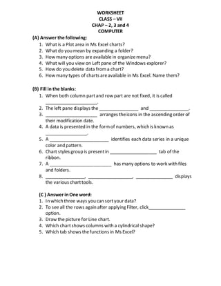 Worksheet vii sa_1 | PDF