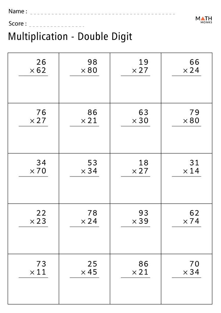 multi digit multiplication worksheet pdf