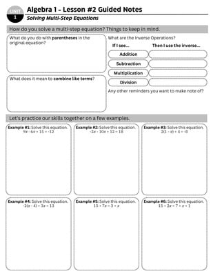 Free custom combining like terms worksheet templates 