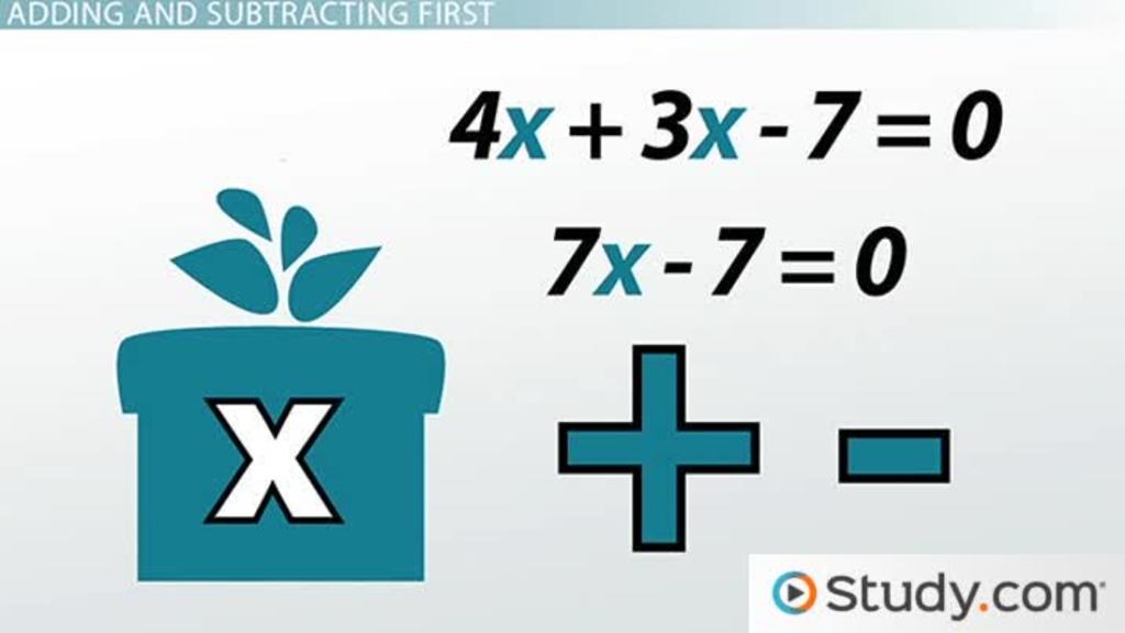 Solving Multiple Step Equations | Explanation, Steps &  Examples Video