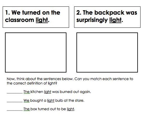 Emilys Enrichment Corner: Thoughts on Multiple Meaning Words