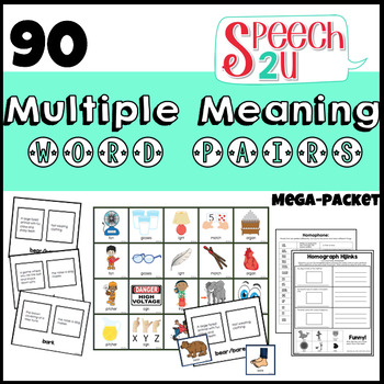 multiple meaning words flashcards