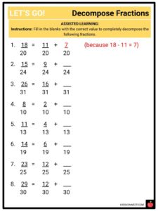Numbers and Operations - Fractions: Multiples of Unit Fractions ...