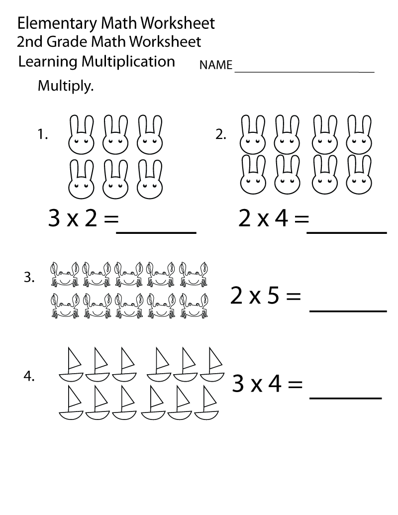 Second Grade Math Worksheets | Worsheets libraryWorksheets