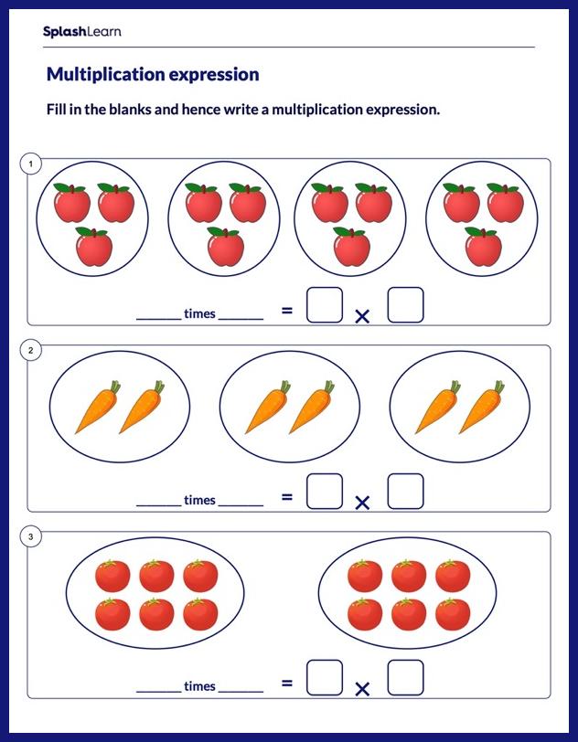 Describing Equal Groups - Math Worksheets - SplashLearn