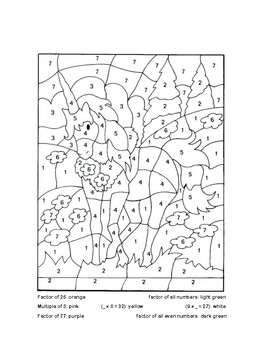 Multiplication coloring sheets 4th grade worksheets library