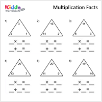 Worksheet Generator Multiplication Division Fact Families ...
