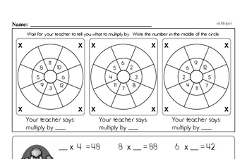 Multiplication Worksheets - Free Printable Math PDFs | edHelper.com