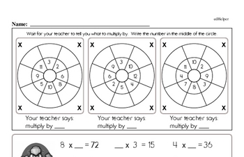 Multiplication Worksheets - Free Printable Math PDFs | edHelper.com