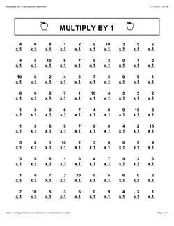 Grade 3 - Math Worksheets (Vertical Multiplication) | 3rd grade ...